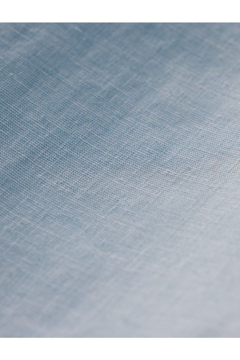 Big & Tall Linen-Blend Tech Sport Shirt, Alternate, color, FORGET ME NOT