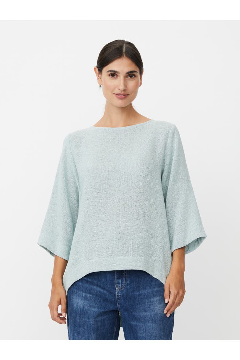 Boatneck Tunic Blouse, Main, color, Ether