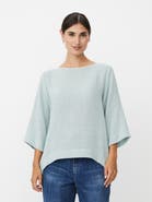 Masai Copenhagen Dovinia 3/4 Sleeve Round Neck Blouse