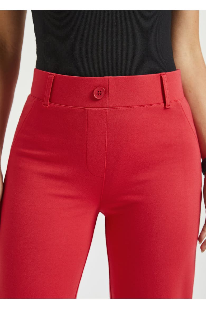 Classic DPYP Dress Pant Yoga Pants Straight Leg, Alternate, color, Red