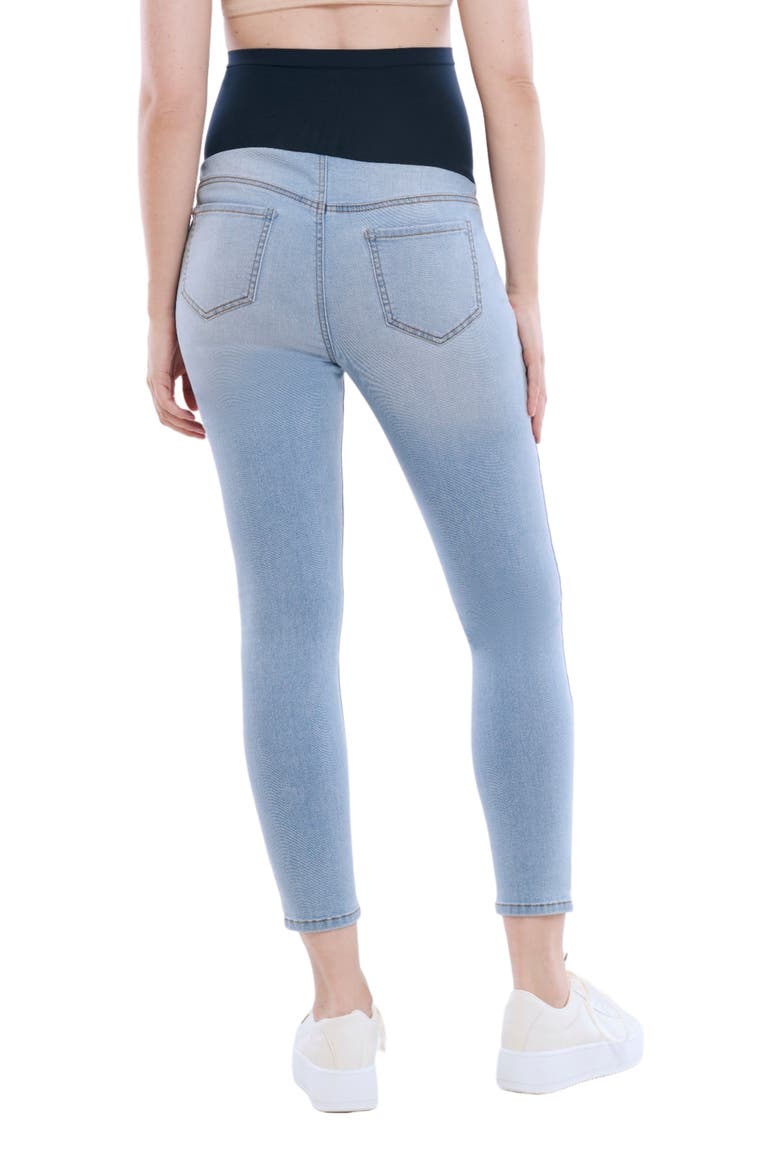Secret Fit Ankle Length Skinny Jeans, Alternate, color, Light Wash