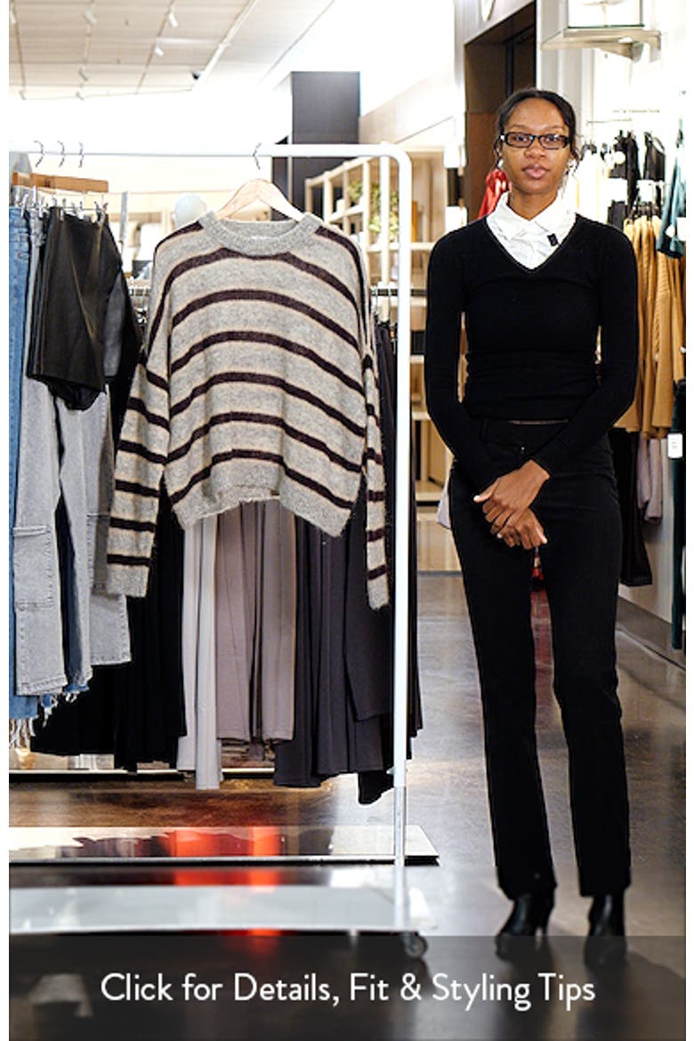 Stripe Alpaca Blend Sweater video