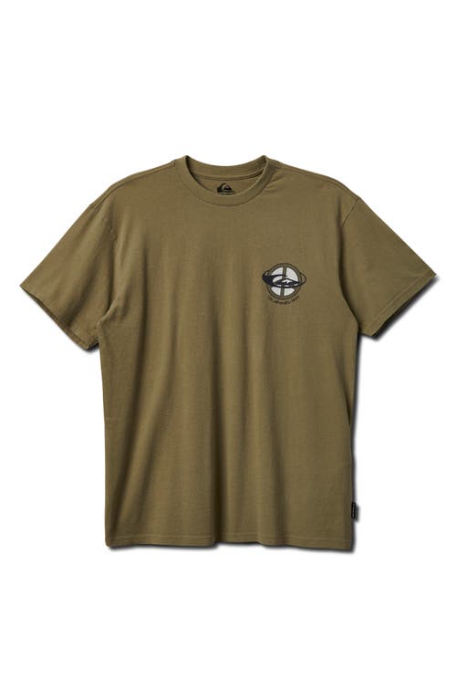 Quiksilver Wake Up World Graphic T-shirt In Multi