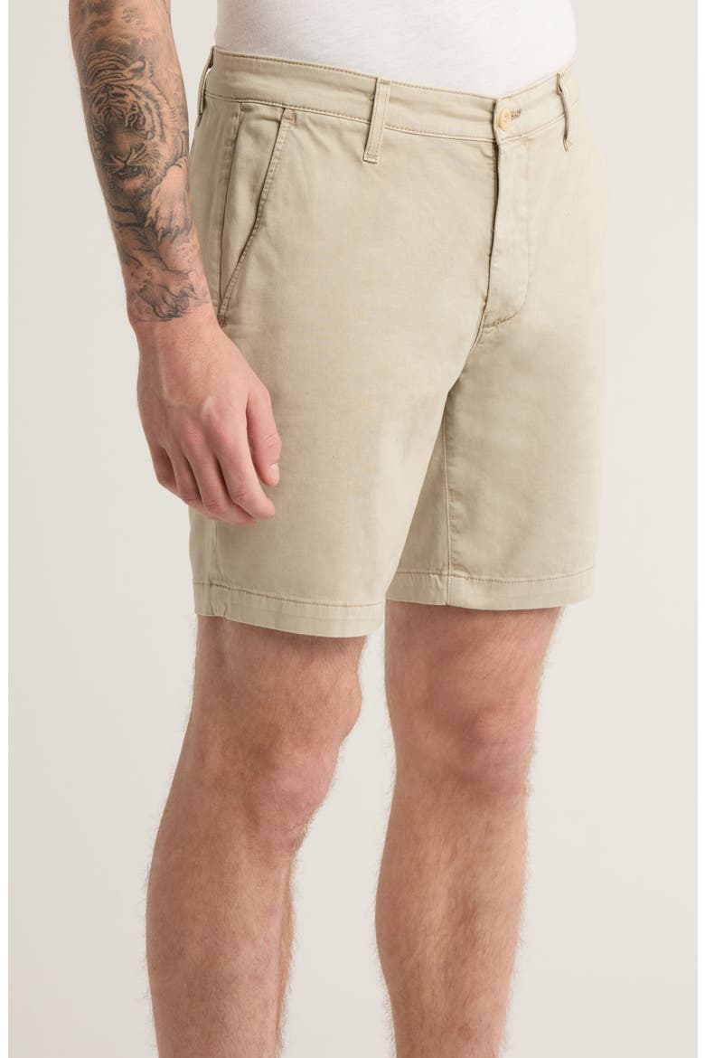 Wanderer 8.5-Inch Stretch Cotton Chino Shorts, Alternate, color, SULFUR DESERT DUNE