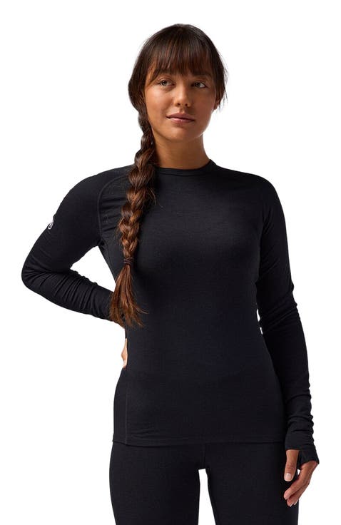 Cedars Rws Merino Lt-Wt Baselayer Crew Top - Women's