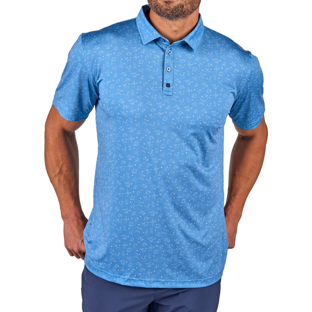Black Clover Lucky Signs Polo In Blue