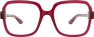 Gucci 55mm Square Optical Glasses