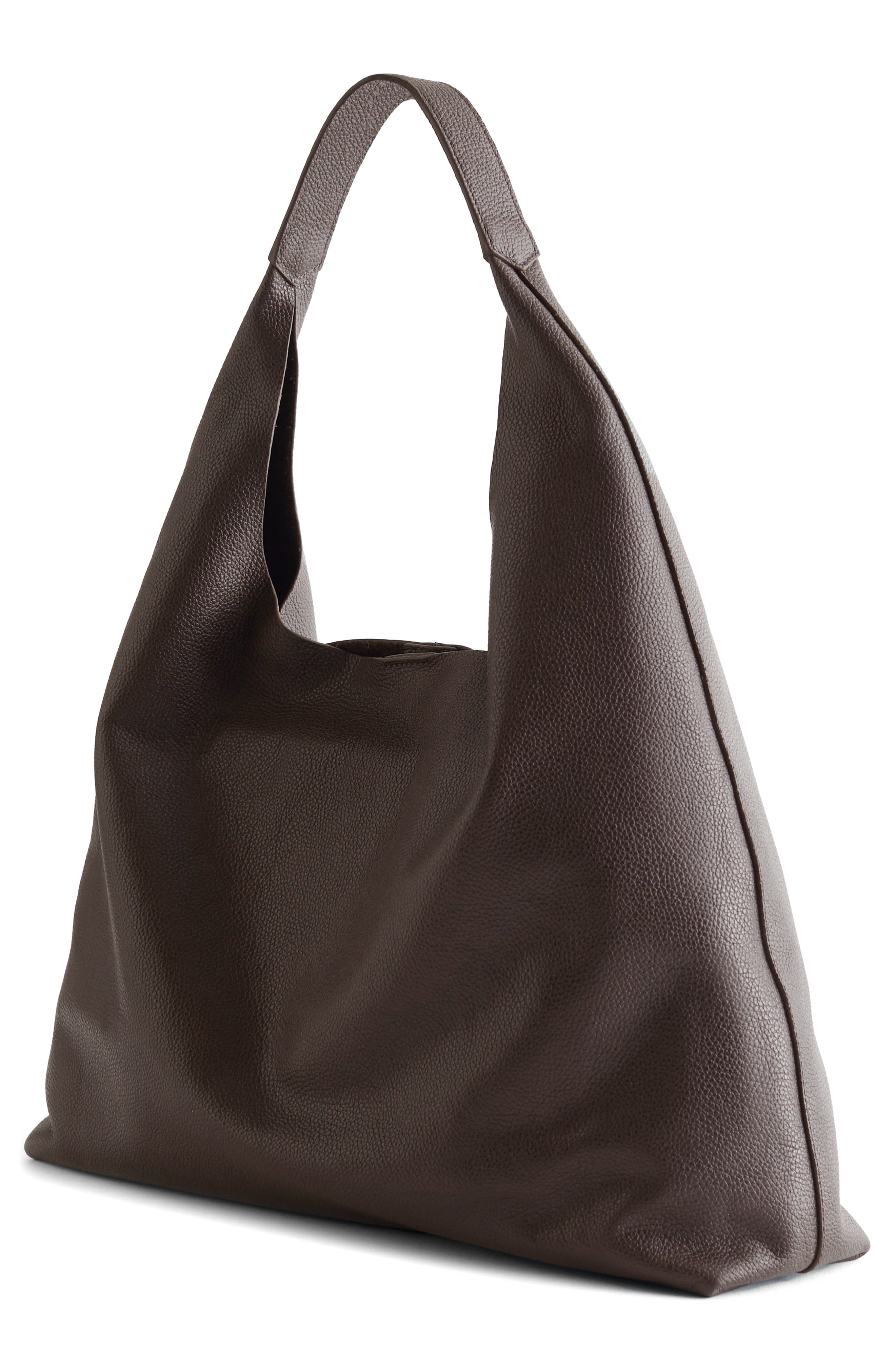 & Other Stories Leather Tote, Alternate, color, 