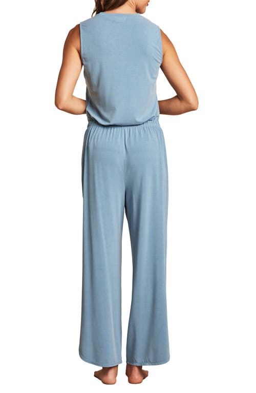 Barefoot Dreams Malibu Collection® Sand Washed Jersey Wide Leg Pajamas In Seashore