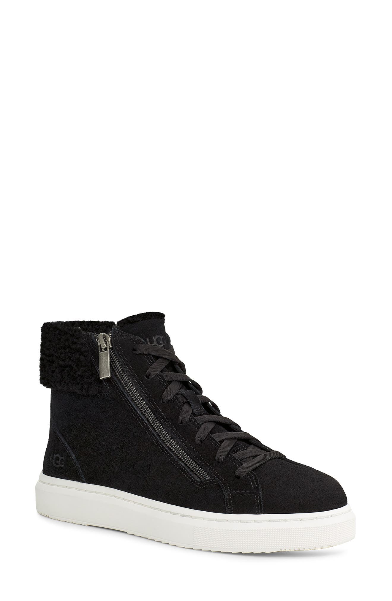 UGG<sup>®</sup> Alameda Zip Mid Sneaker, Main, color, 