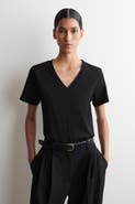 COS Cotton V-Neck T-Shirt
