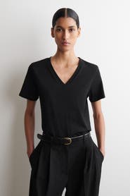 COS Cotton V-Neck T-Shirt