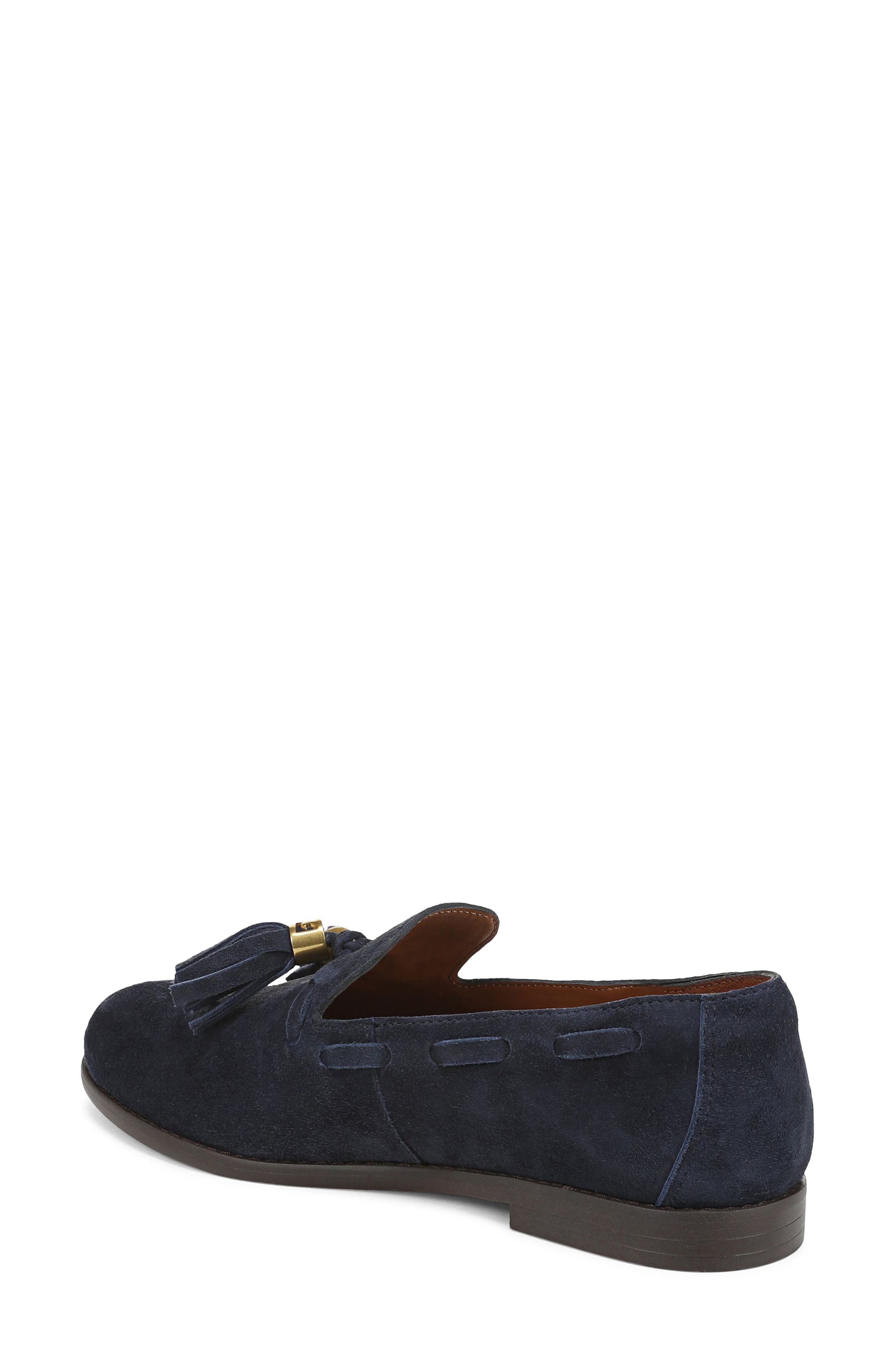 Hartlie Tassel Loafer, Alternate, color, BLUE LEATHER