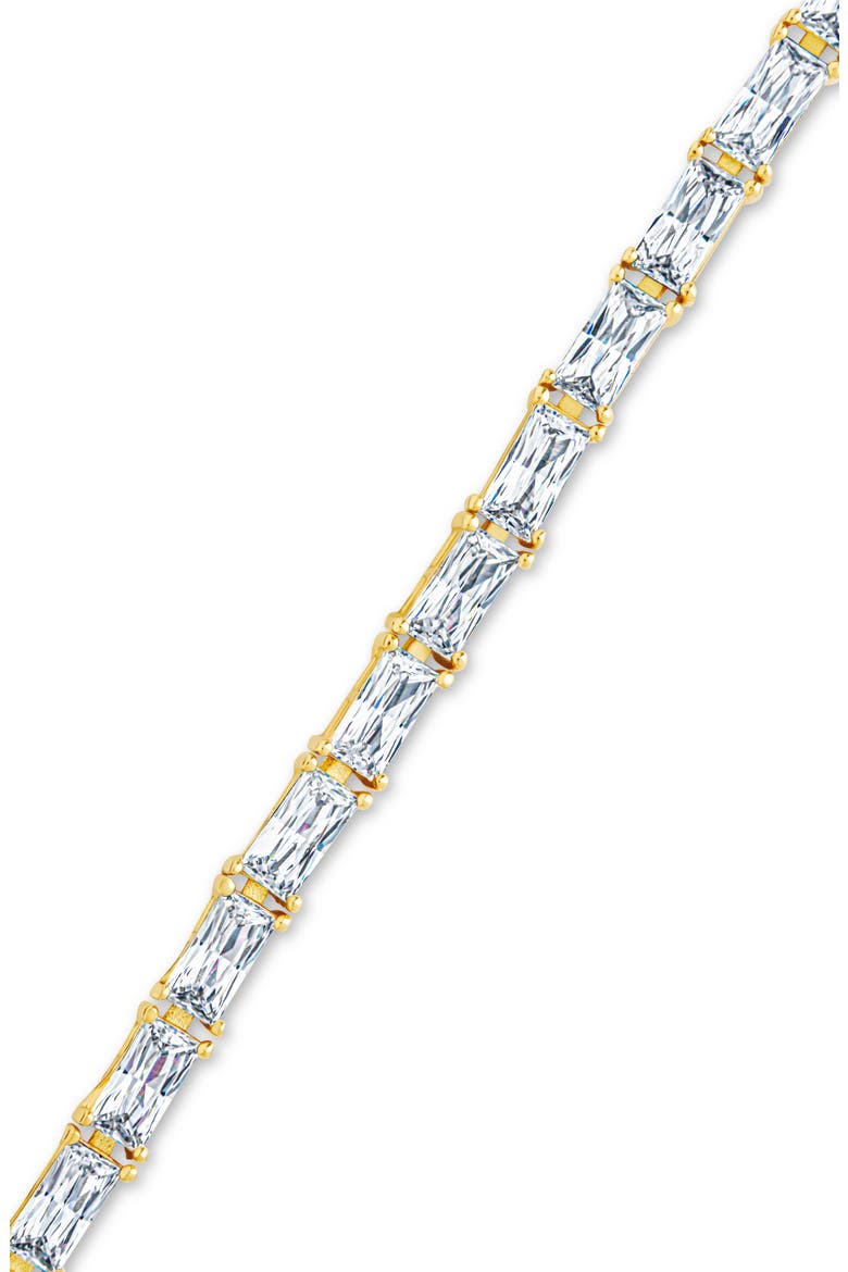 Blanche Cubic Zirconia Tennis Bracelet, Alternate, color, GOLD