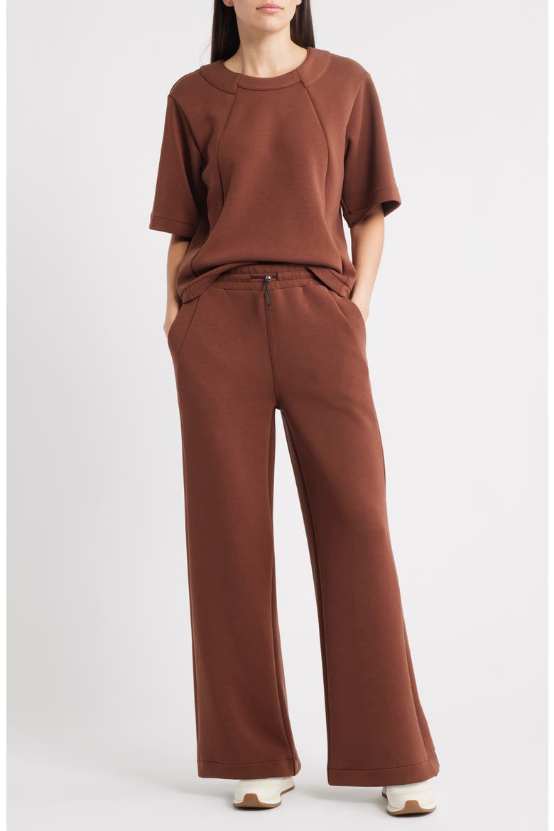 Toggle Waist Athletic Pants, Alternate, color, EARTH