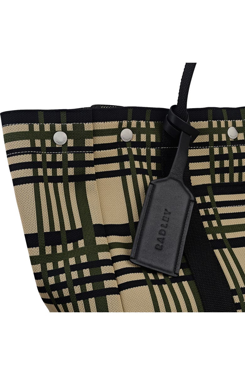 Radley Hadleigh Place - Check Large Open Top Tote Bag, Alternate, color, Porcini