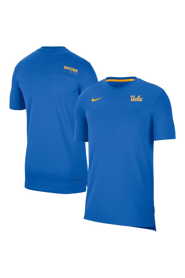 Men's Nike Blue UCLA Bruins Coach UV Performance T-Shirt, Alternate, color, Blue