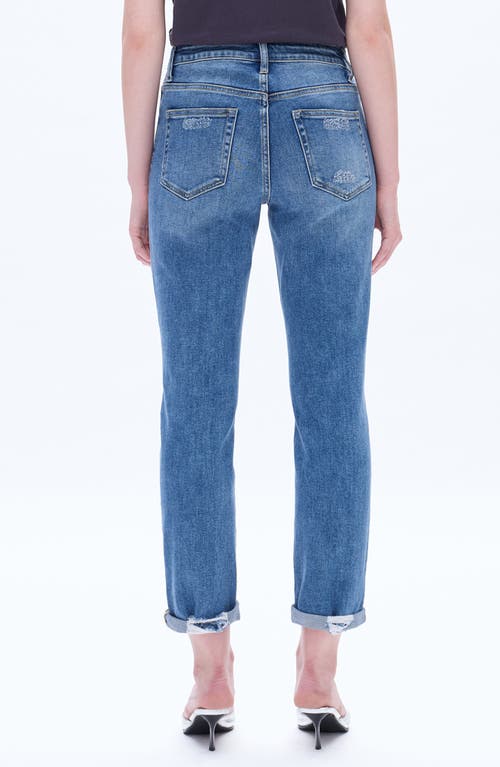 Bayeas High Rise Distressed Relaxed Boyfriend Jeans