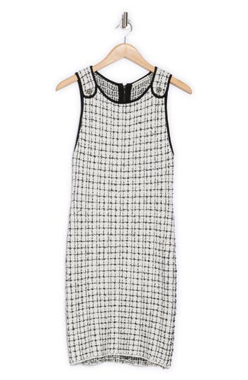 Alice And Olivia Alice + Olivia Talulah Mini Dress In Soft White/black