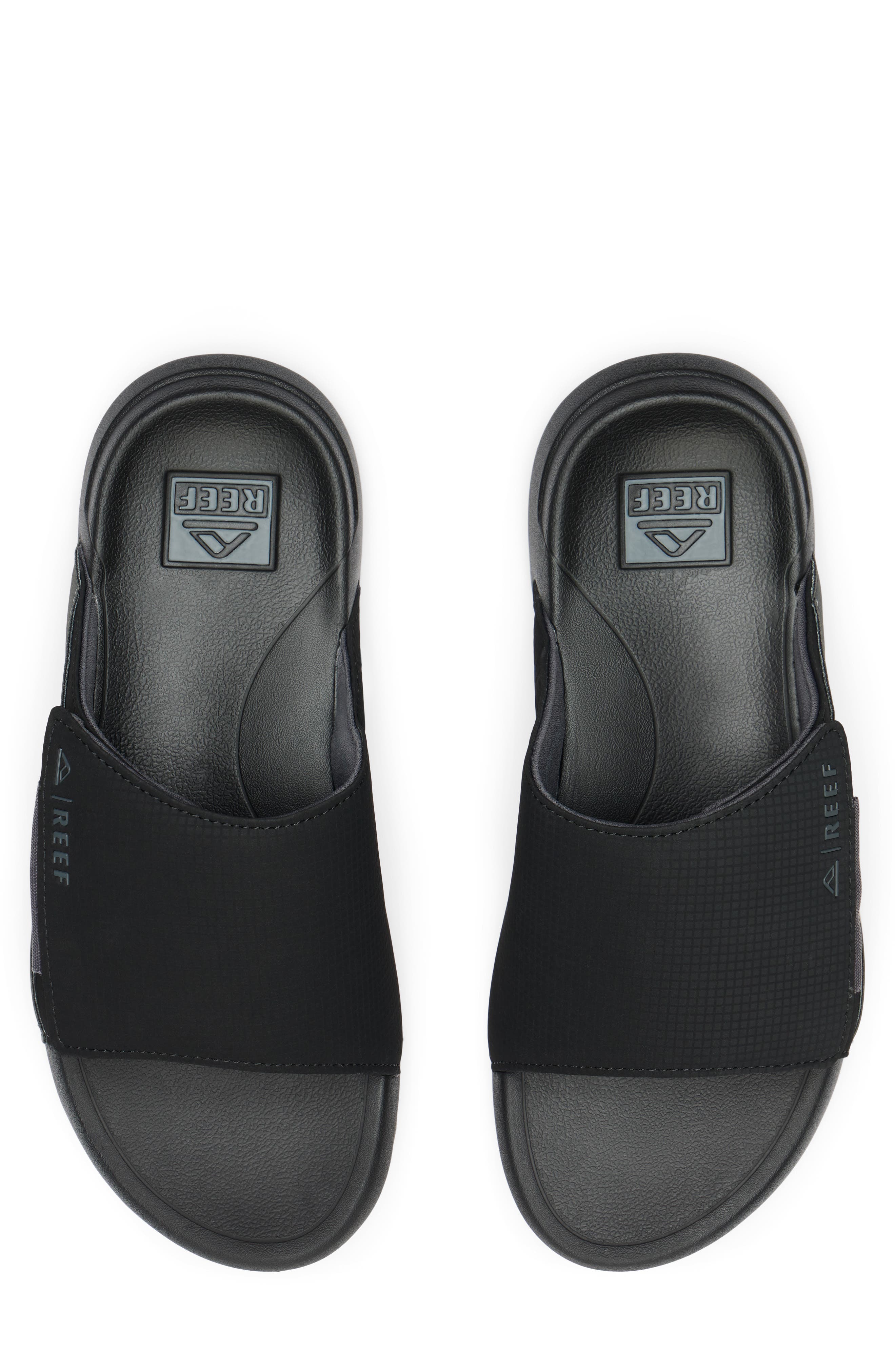 Reef Swell Cruiser Slide Sandal, Alternate, color, Black