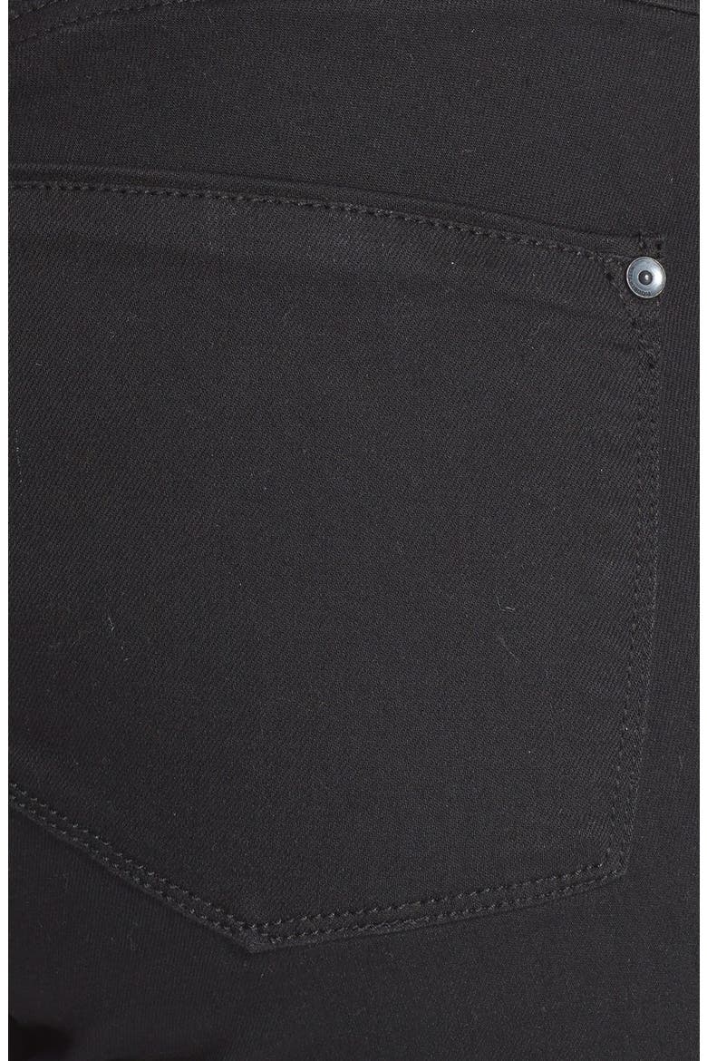'Super Smooth' Stretch Skinny Jeans (Nordstrom Exclusive), Alternate, color, BLACK