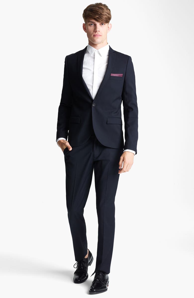 Topman Skinny Blazer, Alternate, color, 