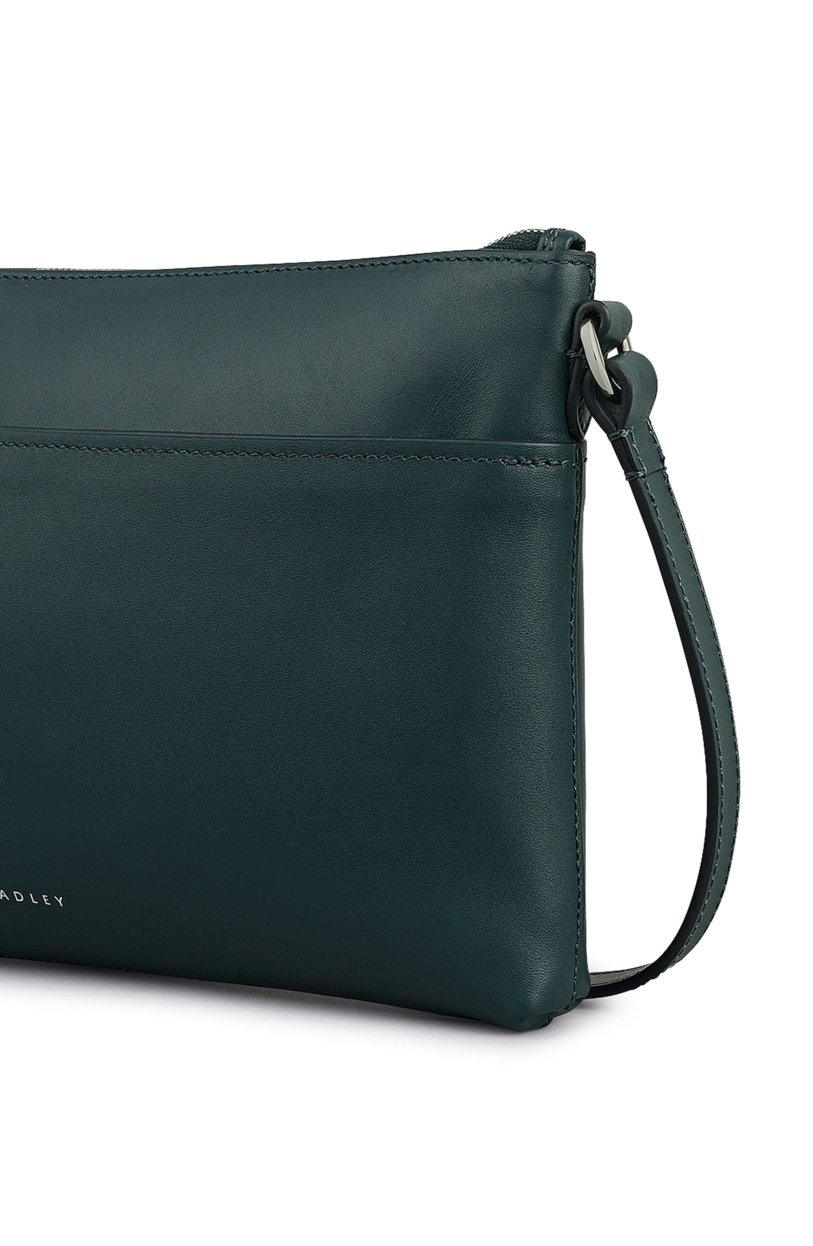 Radley Pockets Medium Top Zip Crossbody Bag, Alternate, color, Teal