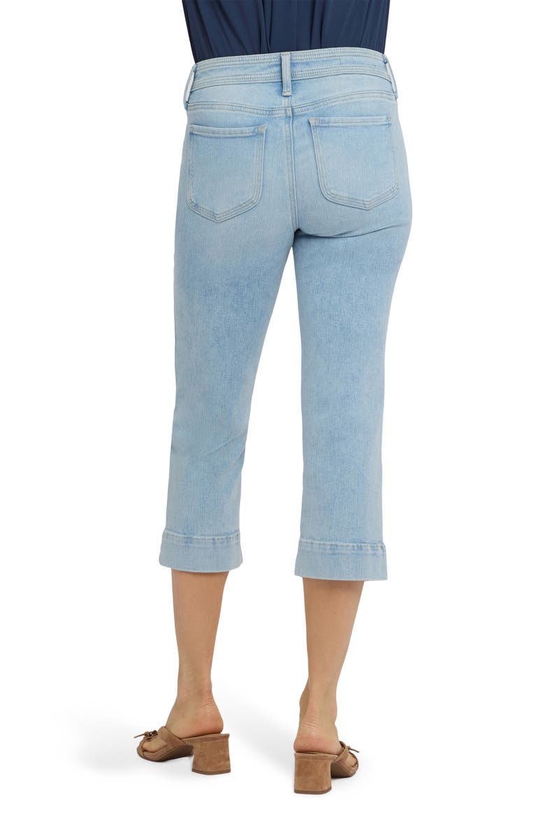 Marilyn Triple Stitch Crop Straight Leg Jeans, Alternate, color, KEYS VIEW