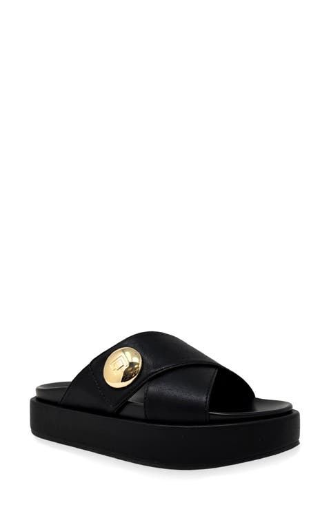 Katie Platform Slide Sandal (Women)