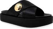 SHUSHOP Katie Platform Slide Sandal