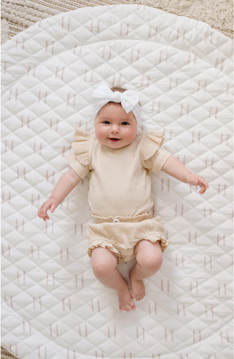 Poppyseed Play Round Baby Play Mat, Alternate, color, Neutral Line