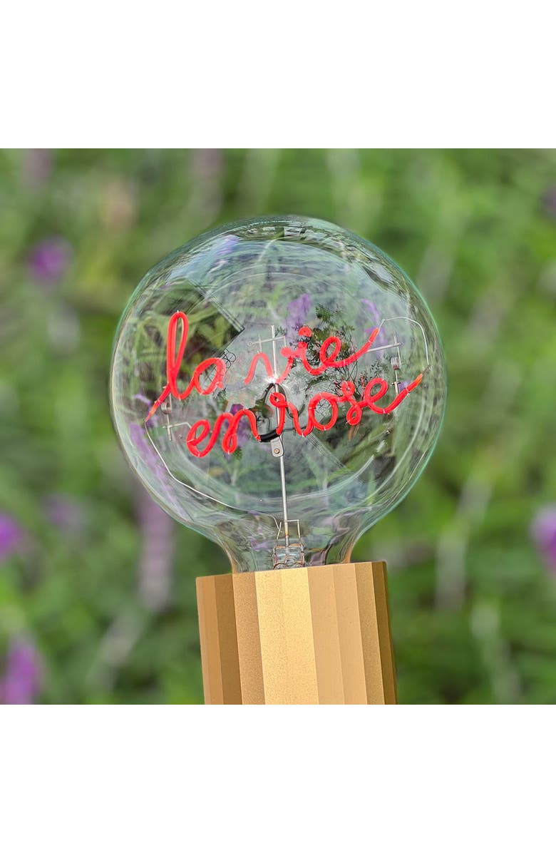 MITB La Vie En Rose Portable Table Lamp, Alternate, color, Black