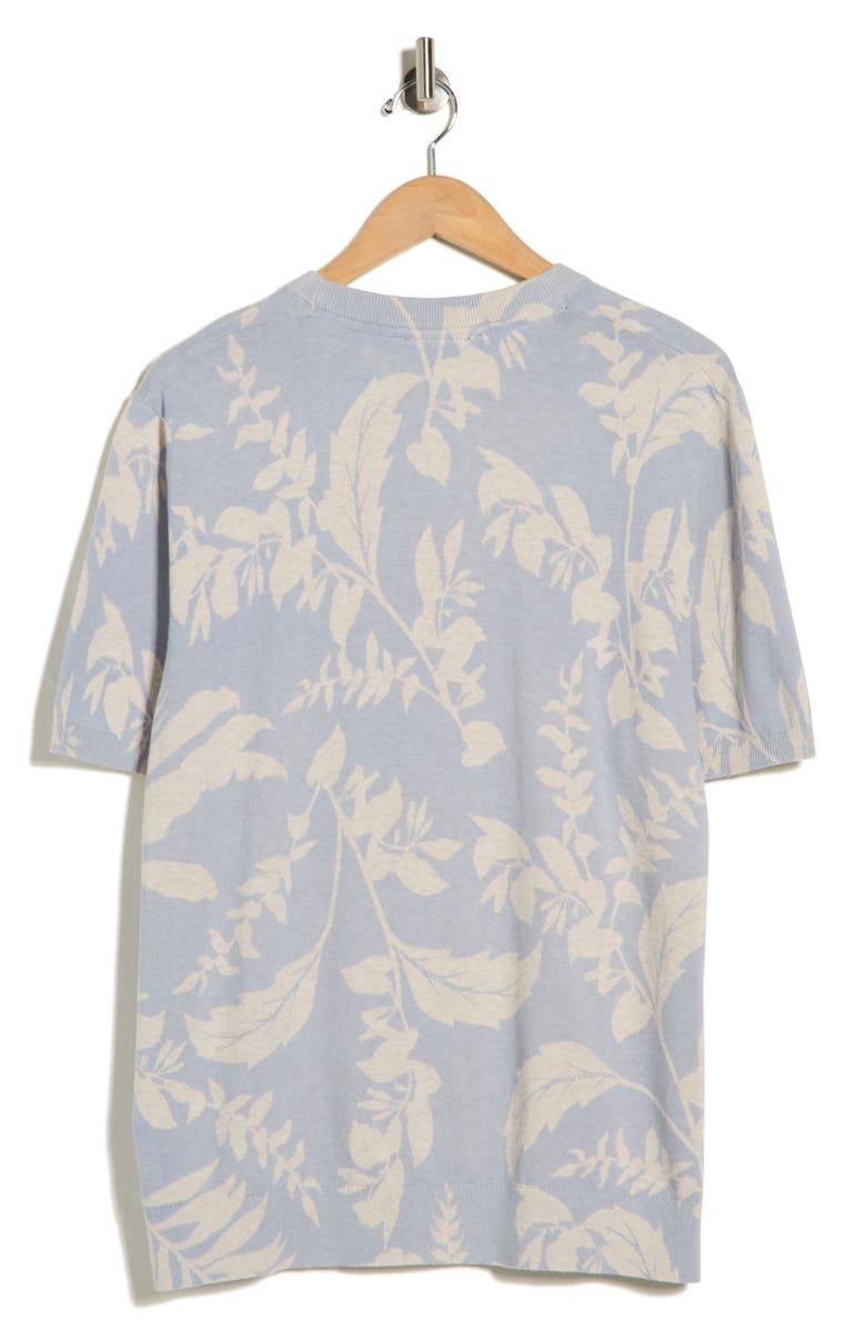 Ted Baker London Dennio Short Sleeve Knit T-Shirt, Alternate, color, Light Blue/ Pastel