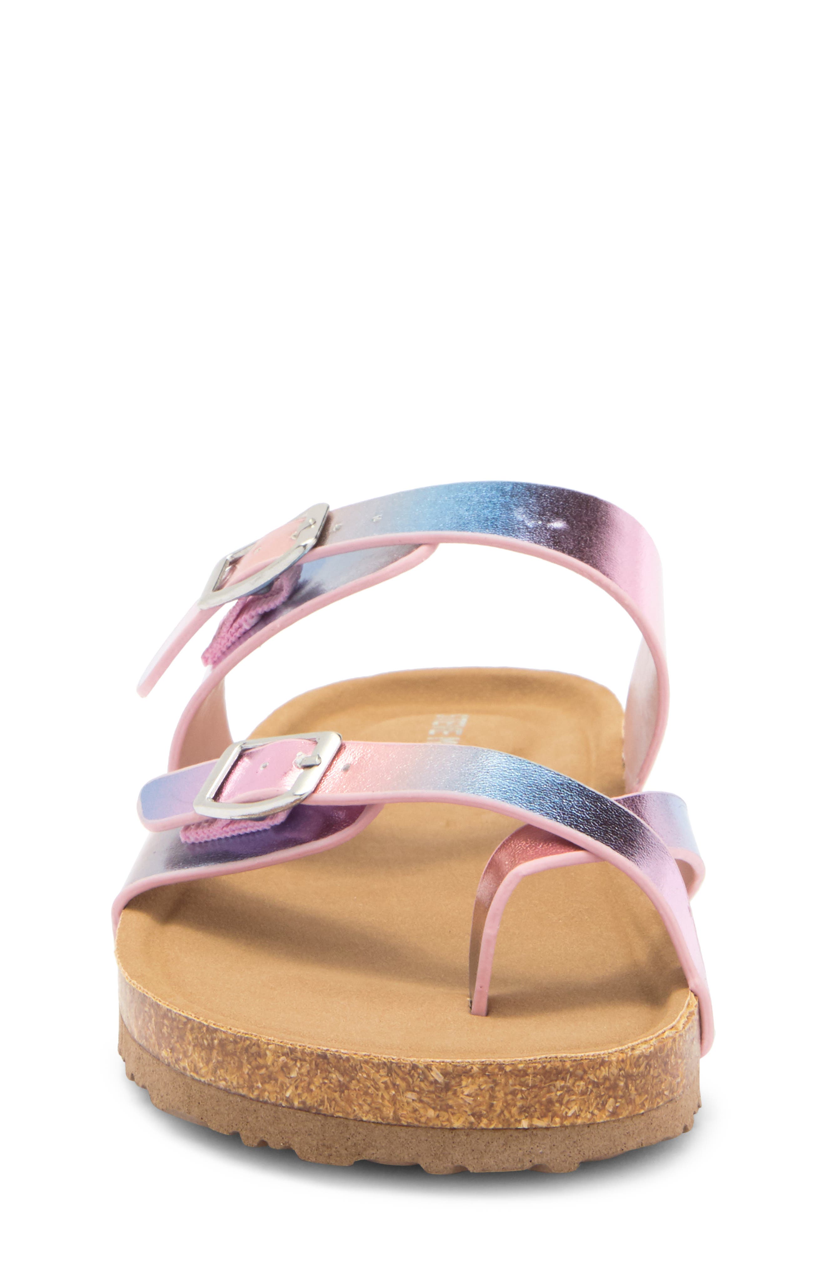 Steve Madden Beached Slide Sandal, Alternate, color, Metallic Multi