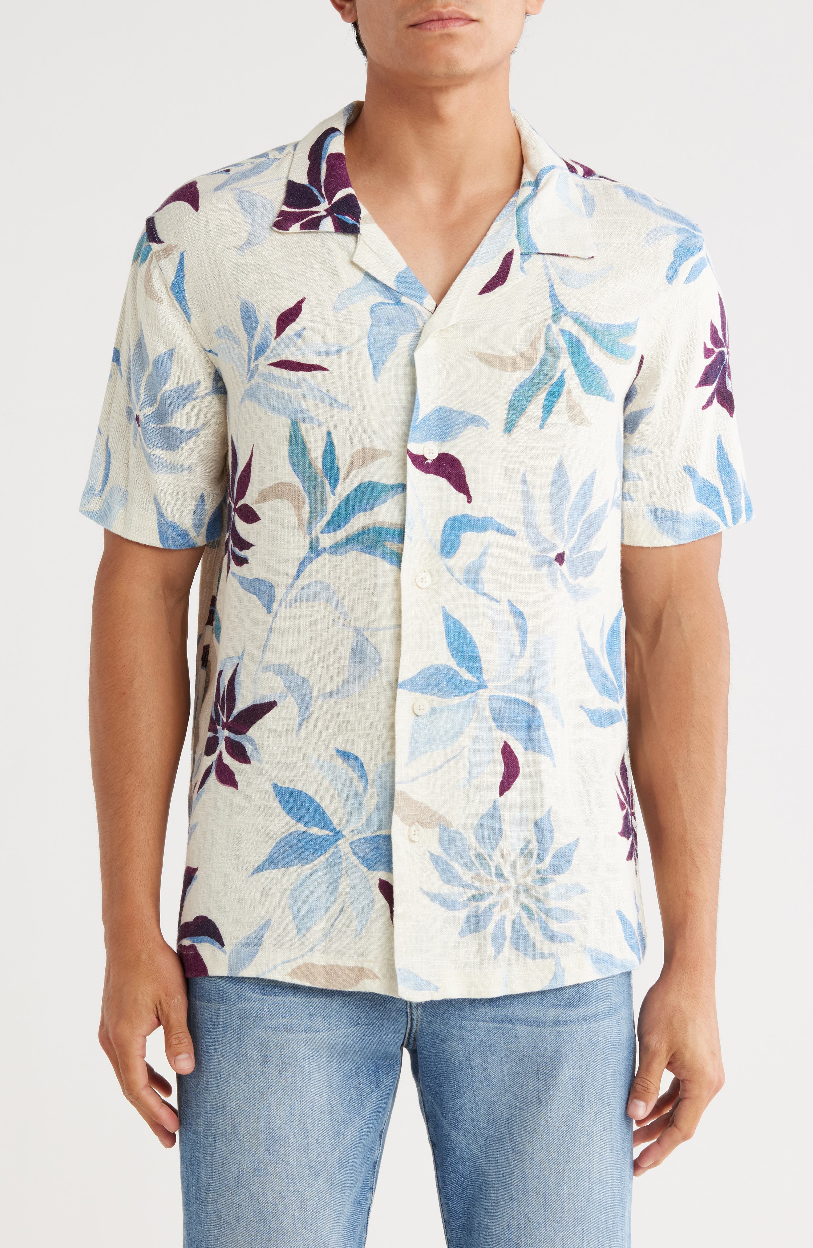 FOR THE REPUBLIC Print Camp Shirt