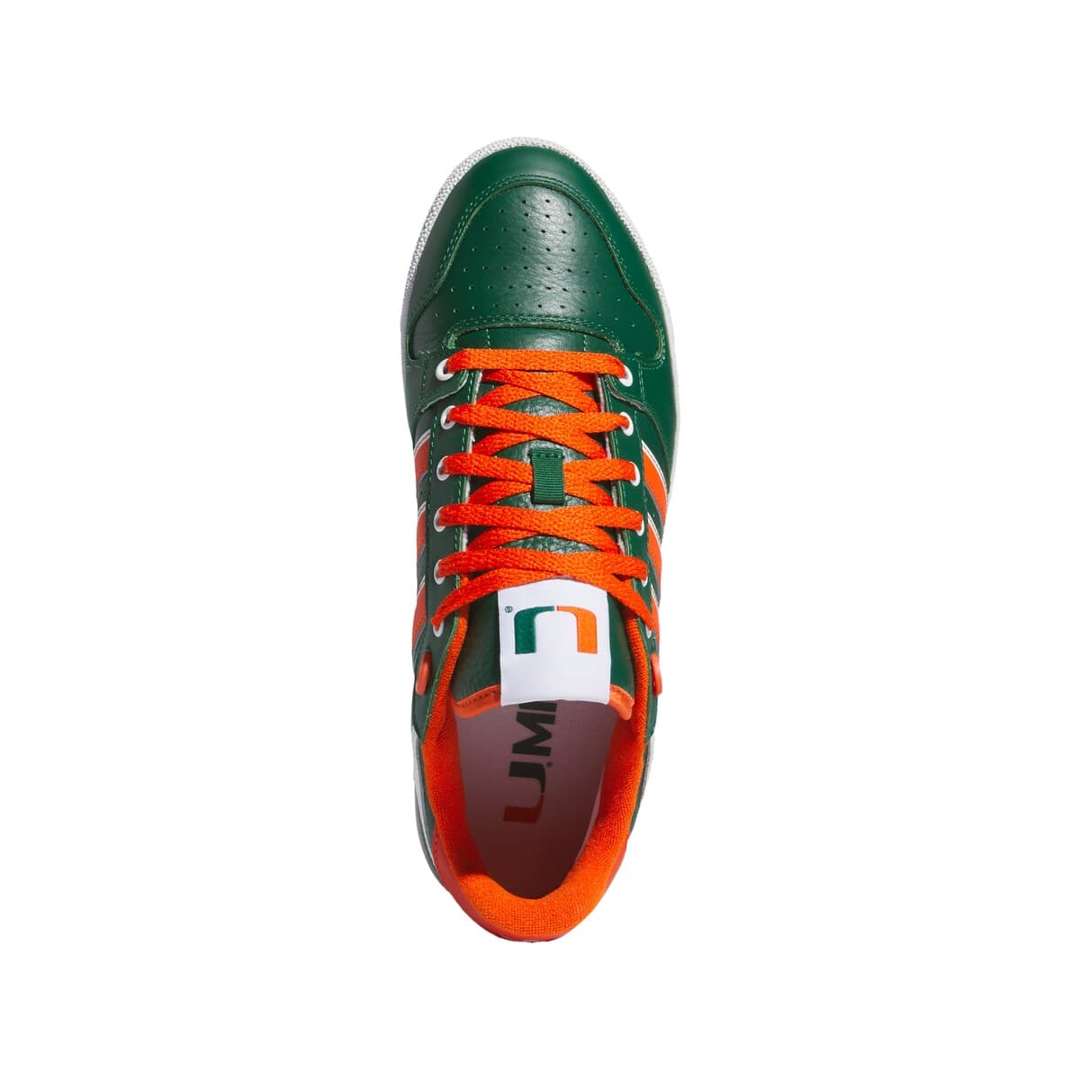 adidas Unisex adidas Green/Orange Miami Hurricanes Centennial 85 Low Basketball Shoes, Alternate, color, 