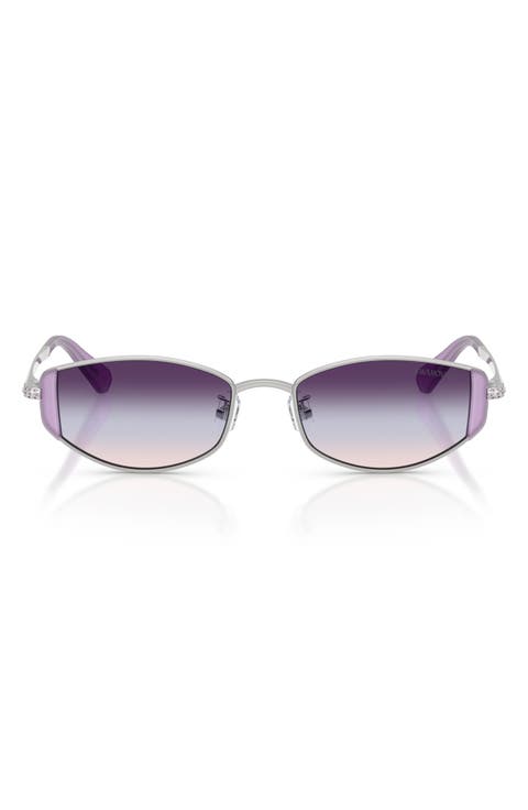 53mm Oval Sunglasses