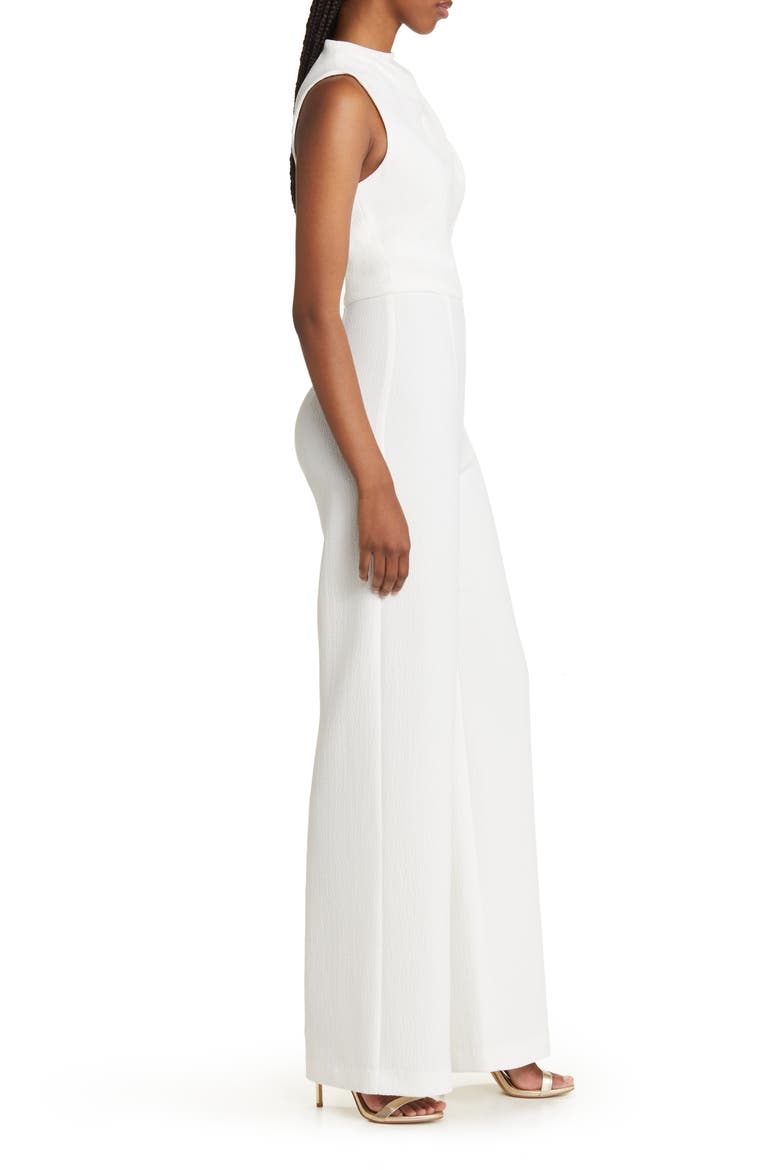 Corrine Draped Bodice Wide Leg Jumpsuit, Alternate, color, SUGAR