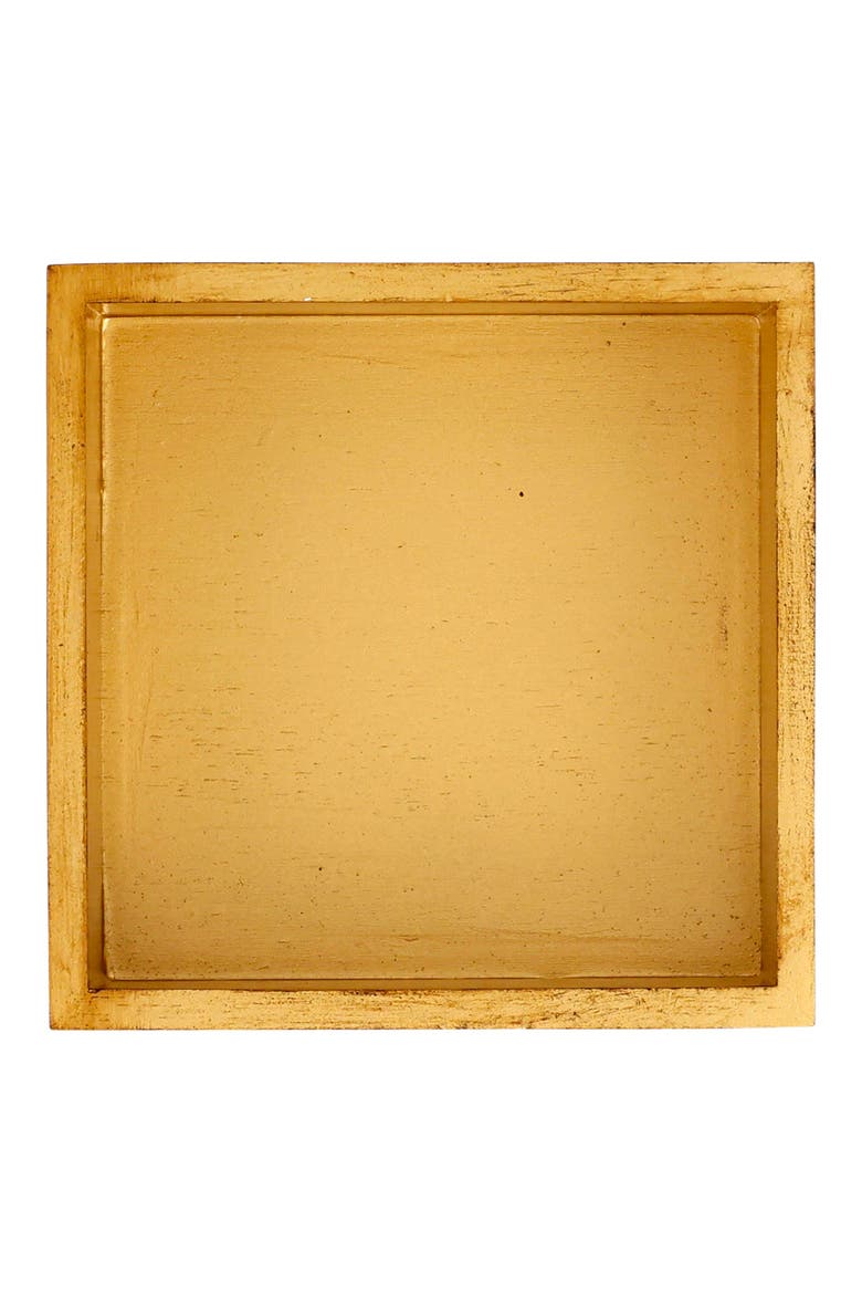 Florentine Wood Cocktail Napkin Holder, Alternate, color, GOLD