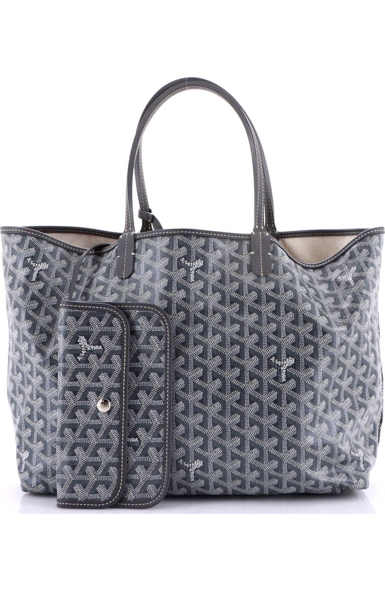Pre-Owned Goyard Saint Louis Tote Coated Canvas PM, Alternate, color, Gray