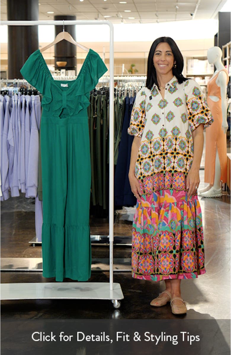 Alora Flutter Sleeve Cutout Maxi Dress, sales video thumbnail
