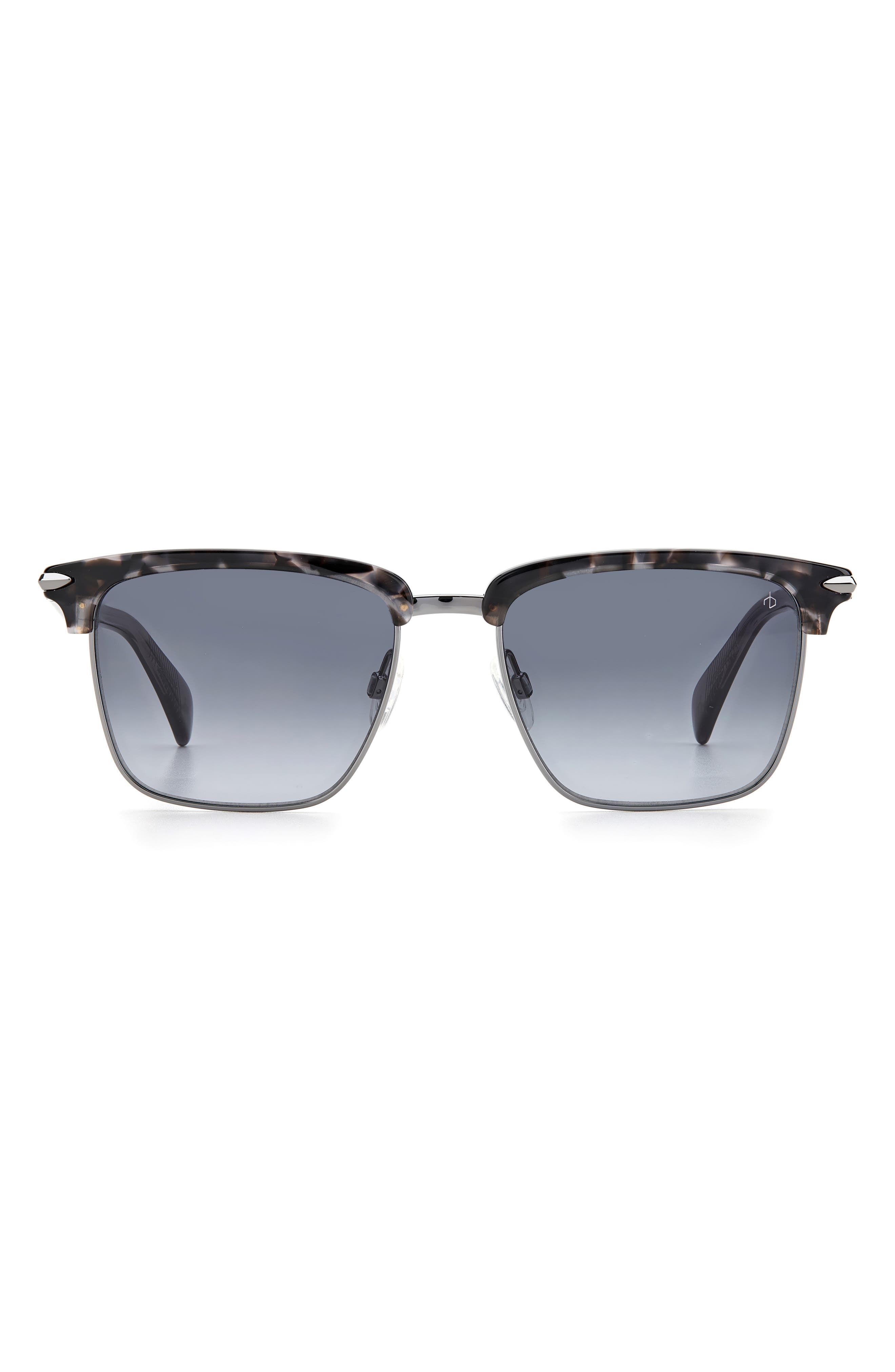 rag &amp; bone 54mm Rectangular Sunglasses