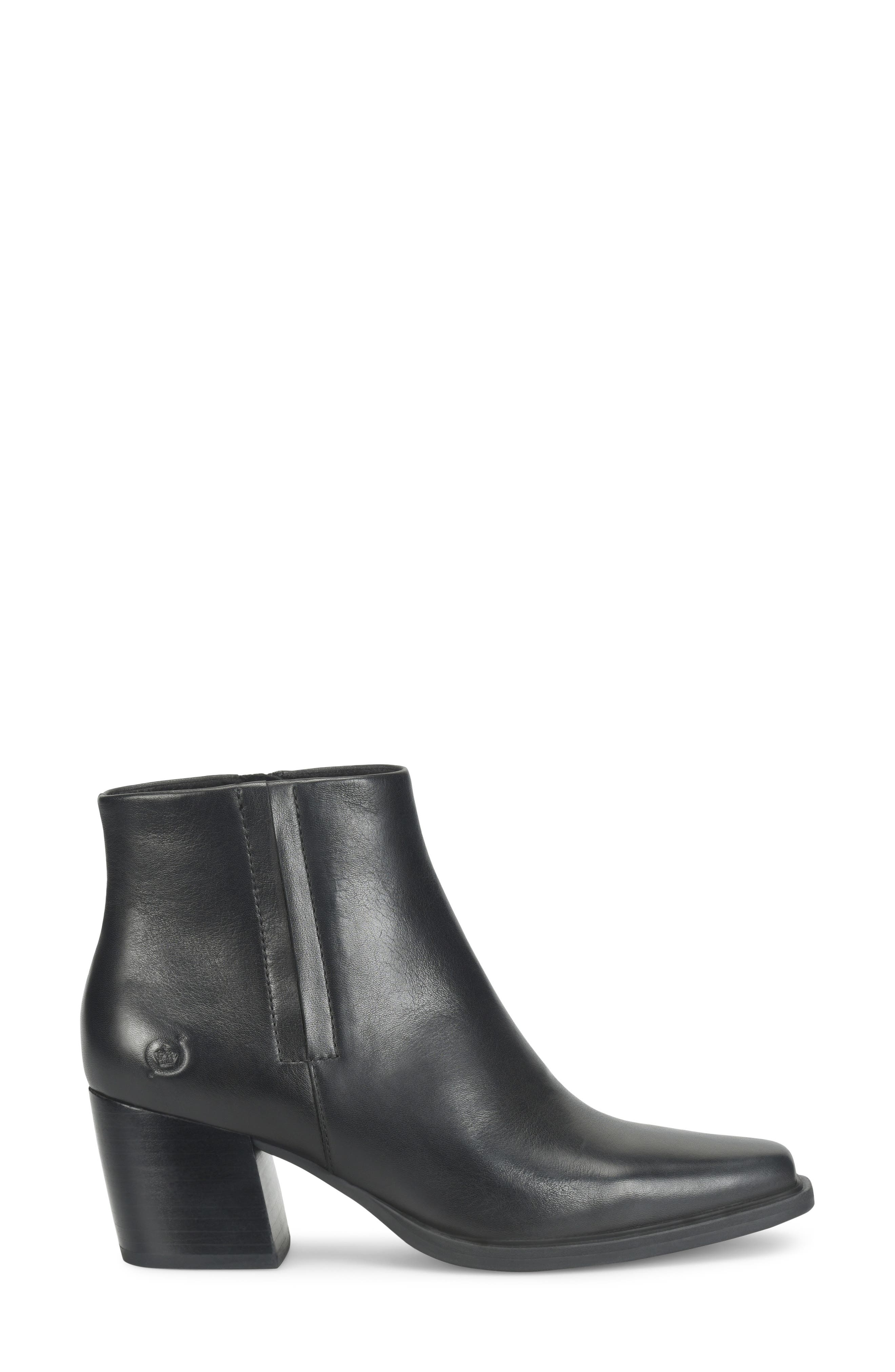 Børn Aiken Bootie, Alternate, color, Black Leather