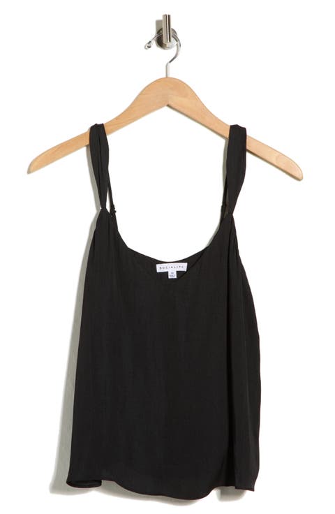 V-Neck Satin Tank