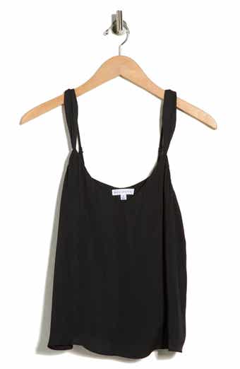 Socialite V-Neck Satin Tank