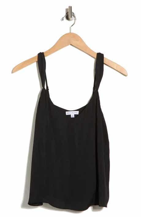 Socialite V-Neck Satin Tank