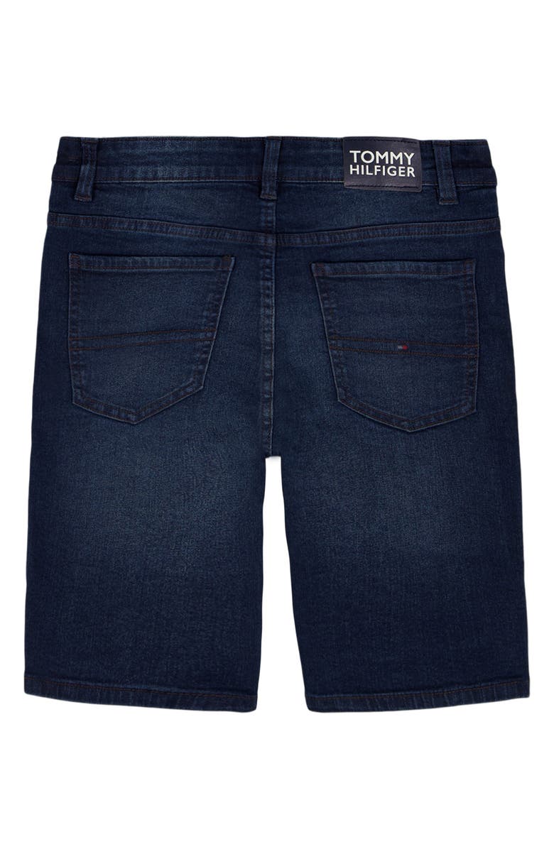 Tommy Hilfiger Kids' Five-Pocket Denim Shorts, Alternate, color, Patina
