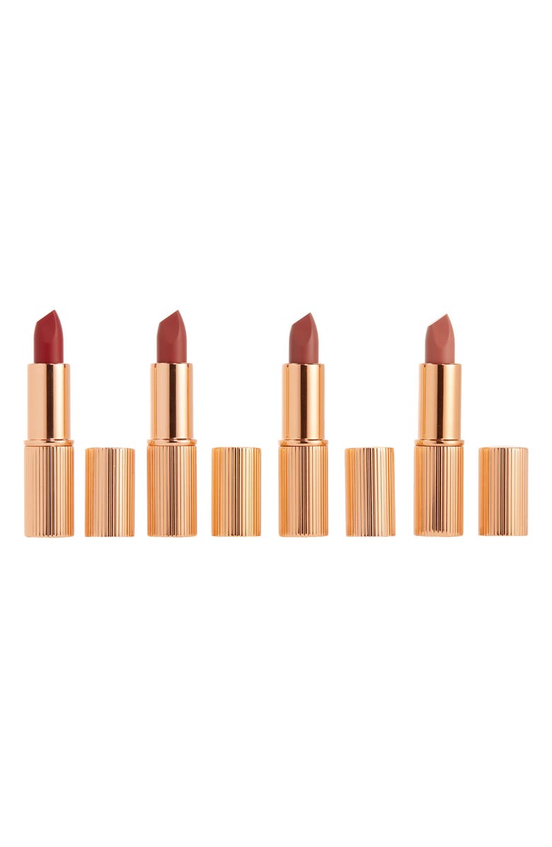 Charlotte Tilbury Iconic Mini Matte Revolution Lipstick Wardrobe, Alternate, color, 