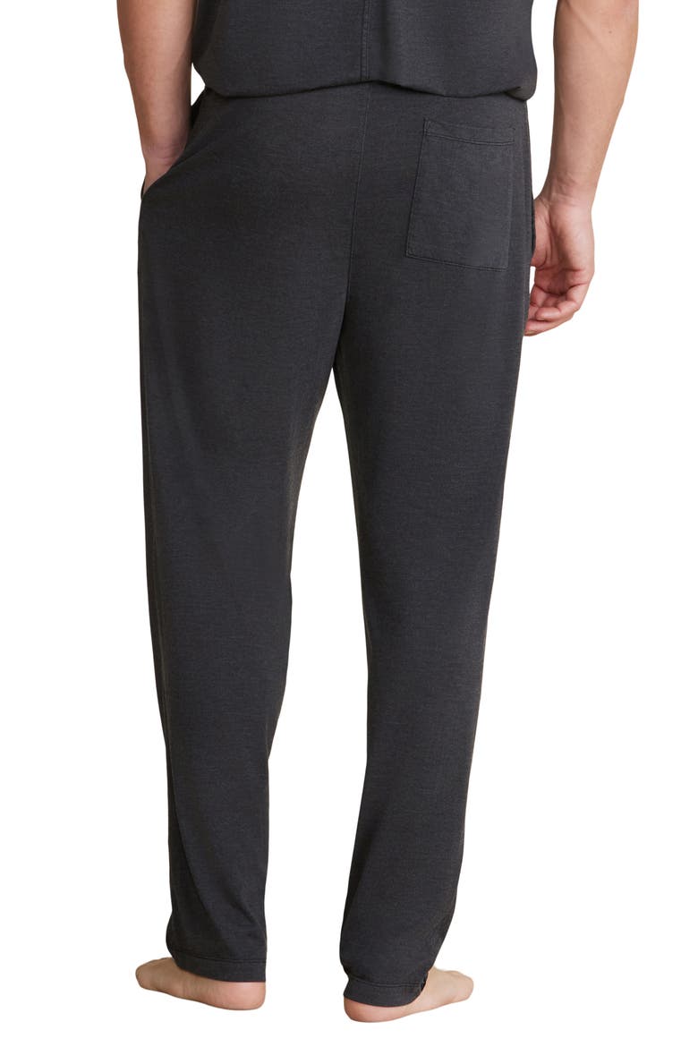 Malibu Collection® Pigment Wash Lounge Pants, Alternate, color, BLACK