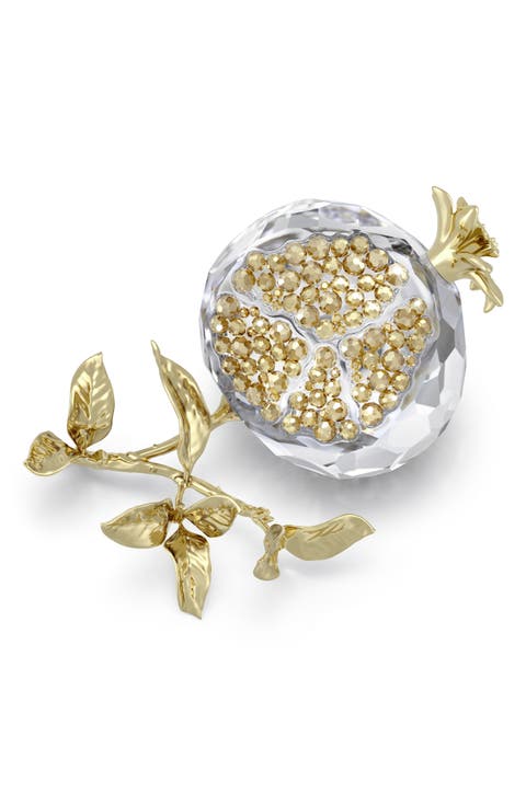 Idyllia Pomegranate Crystal Figurine
